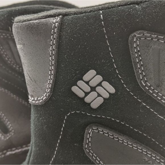 Colombia Black Suede Waterproof Omnigrip Boots 7 - Picture 2 of 13